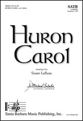 Huron Carol SATB choral sheet music cover